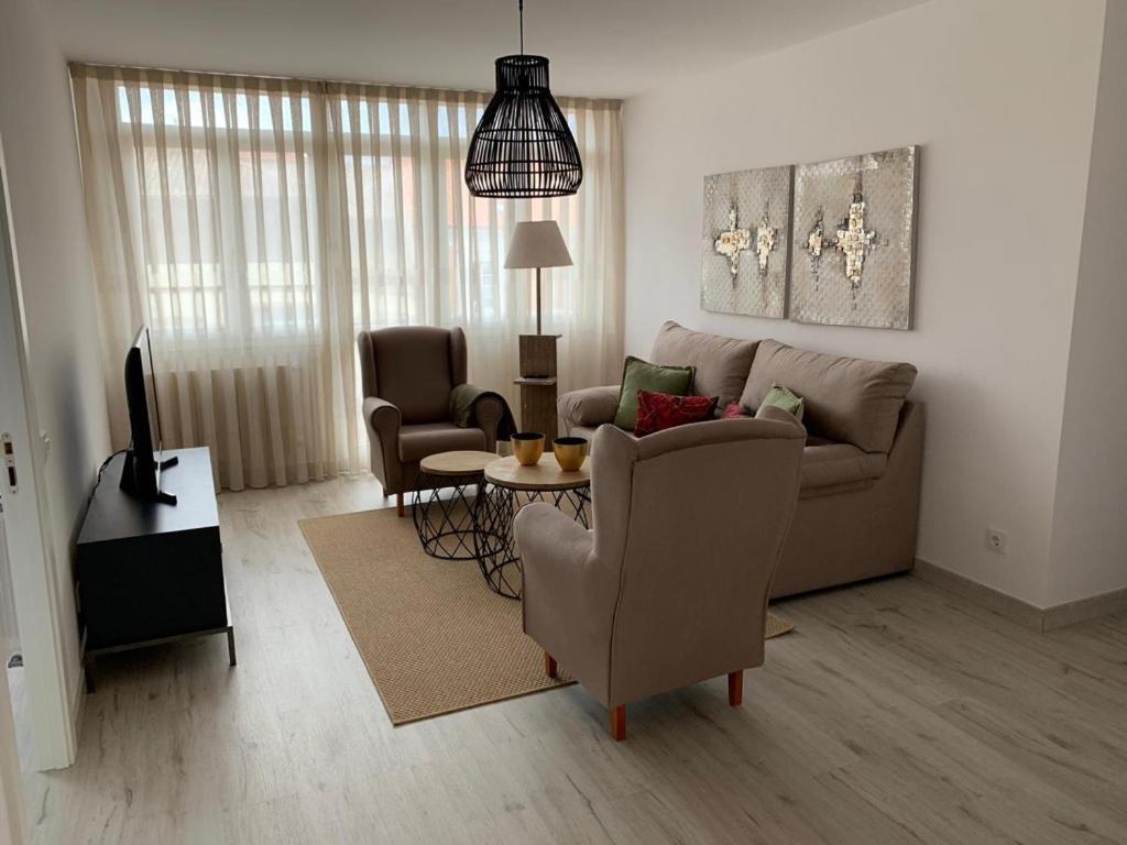 לאנס Apartamento Los Arcos מראה חיצוני תמונה